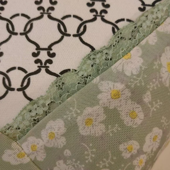 Green floral crop top - Picture 4 of 11